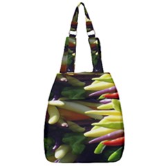 Bright Peppers Center Zip Backpack by Ket1n9