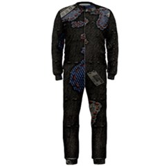 World Map Onepiece Jumpsuit (men) by Ket1n9