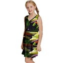 Bright Peppers Kids  Sleeveless Tiered Mini Dress View2