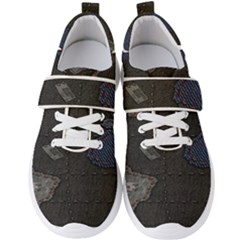 World Map Men s Velcro Strap Shoes by Ket1n9