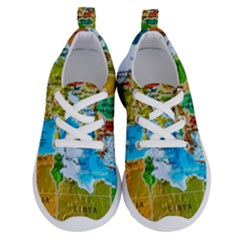 World Map Running Shoes by Ket1n9