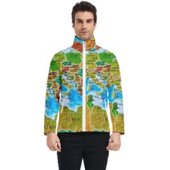 World Map Men s Bomber Jacket