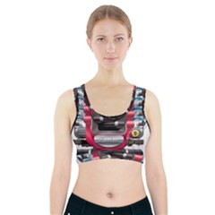 Car Engine Sports Bra With Pocket by Ket1n9