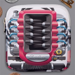 Car Engine Mini Square Pouch by Ket1n9