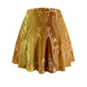 Golden Pattern Vintage Gradient Vector Mini Flare Skirt View2