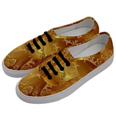 Golden Pattern Vintage Gradient Vector Men s Classic Low Top Sneakers by Ket1n9