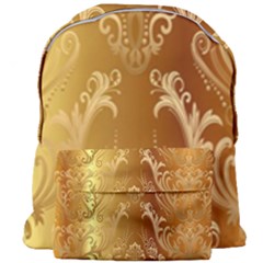 Golden Pattern Vintage Gradient Vector Giant Full Print Backpack by Ket1n9