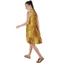 Golden Pattern Vintage Gradient Vector Frill Swing Dress View2