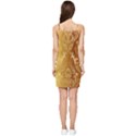 Golden Pattern Vintage Gradient Vector Summer Tie Front Dress View2