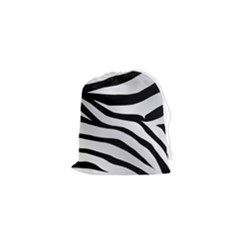 White Tiger Skin Drawstring Pouch (xs) by Ket1n9