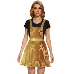 Golden Pattern Vintage Gradient Vector Apron Dress