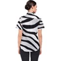 White Tiger Skin Women s Short Sleeve Shirt View2