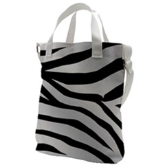 White Tiger Skin Canvas Messenger Bag by Ket1n9