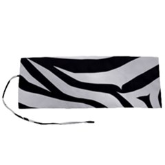 White Tiger Skin Roll Up Canvas Pencil Holder (s) by Ket1n9