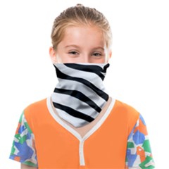 White Tiger Skin Face Covering Bandana (kids) by Ket1n9