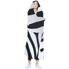 White Tiger Skin Wearable Blanket by Ket1n9