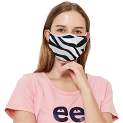 White Tiger Skin Fitted Cloth Face Mask (adult) by Ket1n9