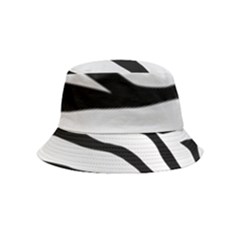 White Tiger Skin Inside Out Bucket Hat (kids) by Ket1n9