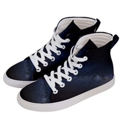 Cosmos-dark-hd-wallpaper-milky-way Men s Hi-top Skate Sneakers by Ket1n9