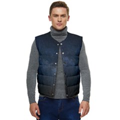 Cosmos-dark-hd-wallpaper-milky-way Men s Button Up Puffer Vest	 by Ket1n9