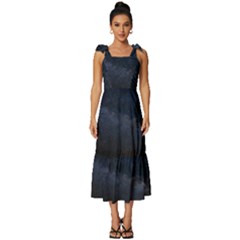 Cosmos-dark-hd-wallpaper-milky-way Tie-strap Tiered Midi Chiffon Dress by Ket1n9