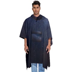 Cosmos-dark-hd-wallpaper-milky-way Men s Hooded Rain Ponchos by Ket1n9