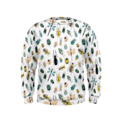 Insect Animal Pattern Kids  Sweatshirt by Ket1n9