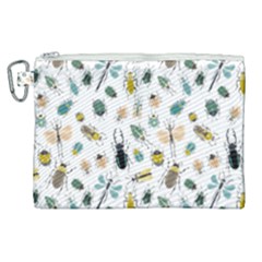 Insect Animal Pattern Canvas Cosmetic Bag (xl) by Ket1n9