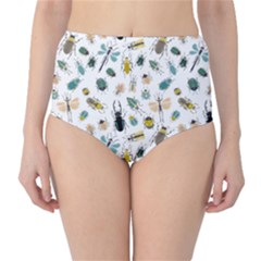 Insect Animal Pattern Classic High-waist Bikini Bottoms by Ket1n9