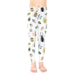 Insect Animal Pattern Kids  Classic Winter Leggings by Ket1n9