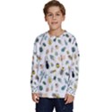 Insect Animal Pattern Kids  Crewneck Sweatshirt View1