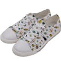 Insect Animal Pattern Men s Low Top Canvas Sneakers View2