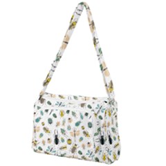 Insect Animal Pattern Front Pocket Crossbody Bag by Ket1n9