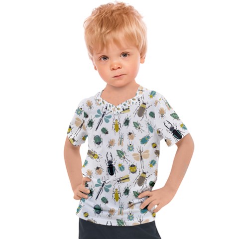 Insect Animal Pattern Kids  Sports T-shirt by Ket1n9