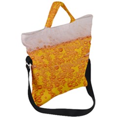 Beer Alcohol Drink Drinks Fold Over Handle Tote Bag by Ket1n9