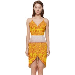 Beer Alcohol Drink Drinks Wrap Frill Dress by Ket1n9