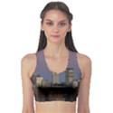 Skyline-city-manhattan-new-york Fitness Sports Bra View1