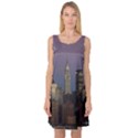 Skyline-city-manhattan-new-york Sleeveless Satin Nightdress View1