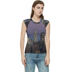 Skyline-city-manhattan-new-york Women s Raglan Cap Sleeve T-shirt by Ket1n9