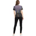 Skyline-city-manhattan-new-york Women s Short Sleeve Rash Guard View2