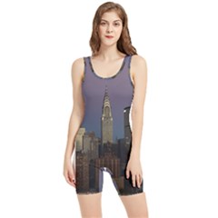 Skyline-city-manhattan-new-york Women s Wrestling Singlet by Ket1n9