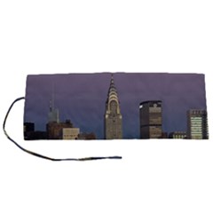 Skyline-city-manhattan-new-york Roll Up Canvas Pencil Holder (s) by Ket1n9