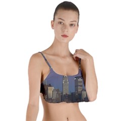 Skyline-city-manhattan-new-york Layered Top Bikini Top  by Ket1n9