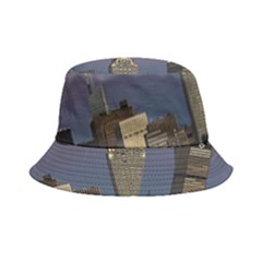 Skyline-city-manhattan-new-york Bucket Hat by Ket1n9