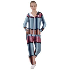 Shingle-roof-shingles-roofing-tile Women s Tracksuit by Ket1n9