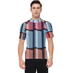 Shingle-roof-shingles-roofing-tile Men s Short Sleeve Rash Guard by Ket1n9