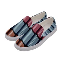 Shingle-roof-shingles-roofing-tile Women s Canvas Slip Ons by Ket1n9