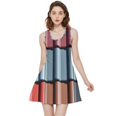 Shingle-roof-shingles-roofing-tile Inside Out Reversible Sleeveless Dress by Ket1n9