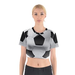 Soccer Ball Cotton Crop Top by Ket1n9