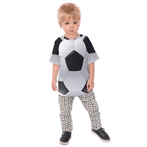 Soccer Ball Kids  Raglan T-shirt by Ket1n9